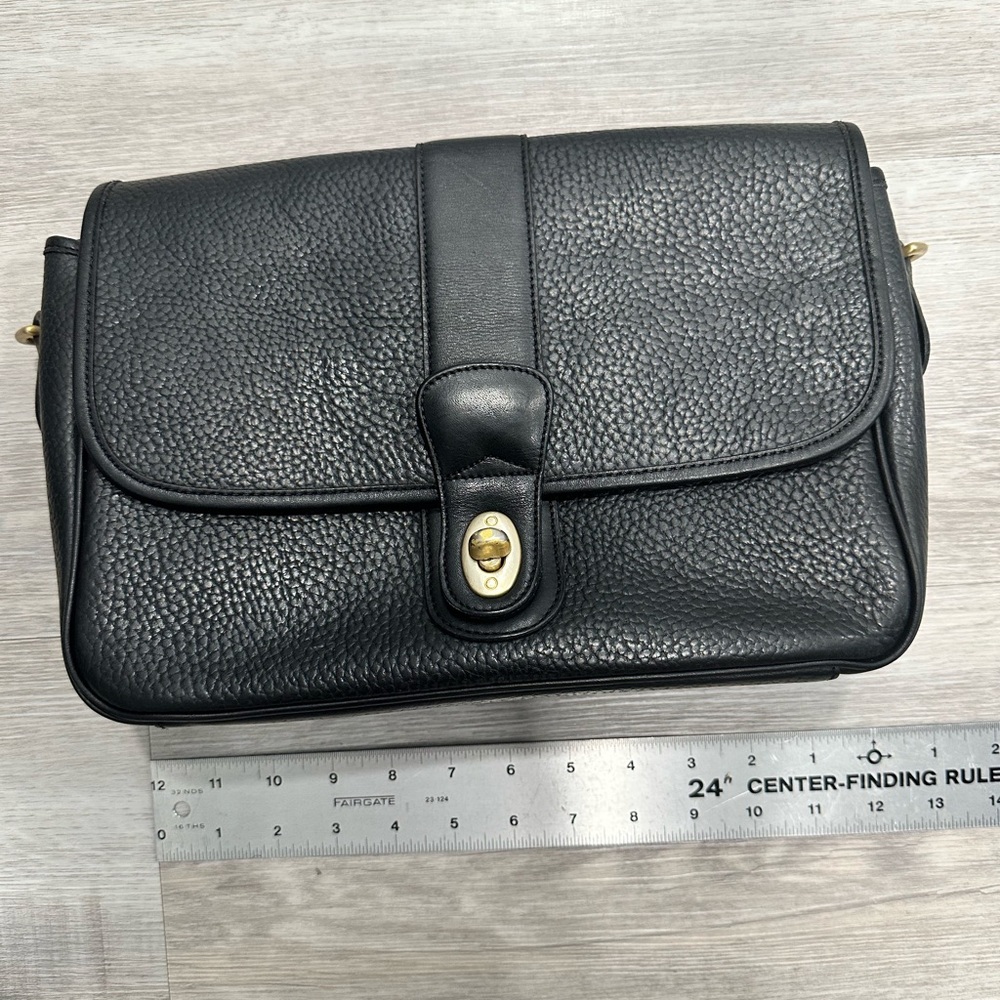 Coach Vintage Black Leather Bag